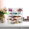 Casafield Acrylic Cosmetic Makeup Organizer &#x26; Jewelry Storage Display Case - 4 Large, 2 Small Drawer Set - Clear